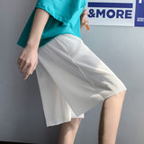 Men White Shorts Summer Men's Casual Breathable Shorts