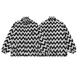 Cardigan Baseball Jacket Corrugated Imitation Rabbit Fur Loose Stand Collar Coat