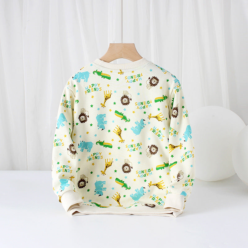 Children Long Sleeve Shirts Autumn Long Sleeve Sweater
