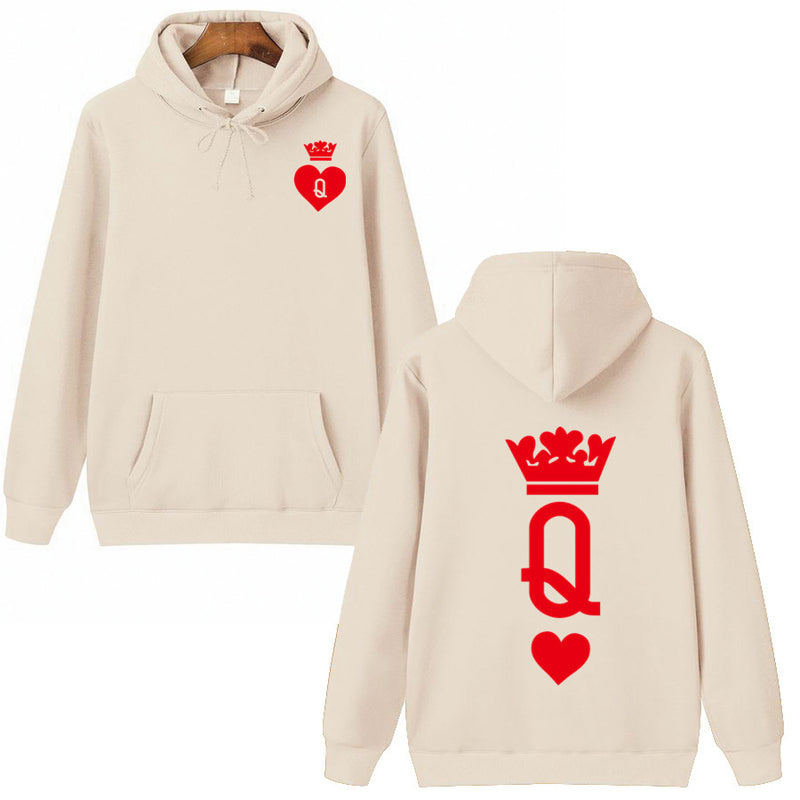 Adolesence Sweatshirt Crown Hooded Long Sleeve