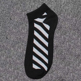 Off White Socks Short Socks Men's and Women's Basketball Sports Ankle Socks Hip Hop Socks