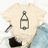 Squid Game Costume Printed Short Sleeve Pullover Short Sleeve T-shirt