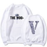 Vlone Sweatshirts Round Neck Sweater Printed Men'S And Women'S Loose
