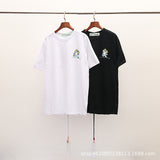 The Simpsons T Shirts Cartoon Simpsons Skateboard Letter Crew Neck
