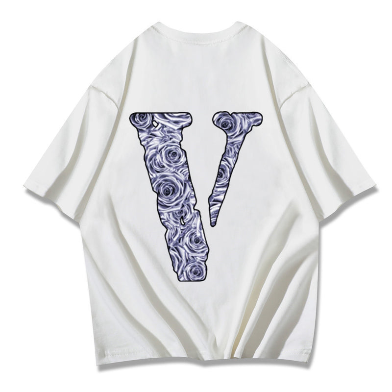 Vlone T Shirts Summer Men'S And Women'S Short-Sleeved T-Shirt