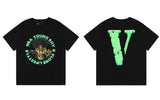 Vlone Shortsleeved Tshirt Men'S Casual Able Men'S Top
