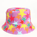 Bucket Hat Fishing Cap Cotton Print Fisherman Hat Printing Female Outdoor Casual Sun Hat