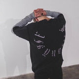 Askyurself T Shirt Striped Loose Long Sleeve T-shirt for Men and Women