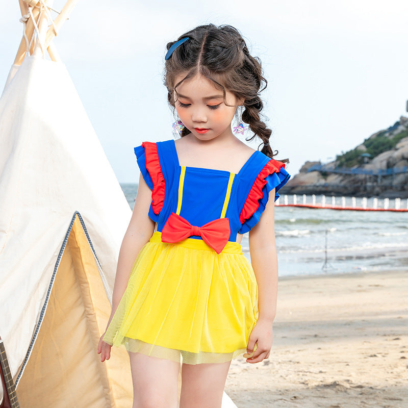 Children Swimsuit Children's Swimsuit Snow White Dress One-Piece Children's