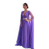 Mauve Dress Bridesmaid Women Summer Dress Sexy Elegant Purple plus Size Long Dress