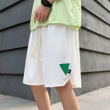 Men White Shorts Men's Summer Loose