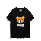 Moschino T Shirt Teddy Bear Pattern Quick-Drying Loose Short Sleeve