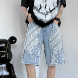 Men Denim Shorts Men's Summer