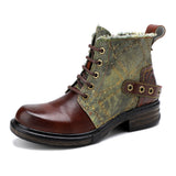 Justin Yellowstone Boots Retro Ethnic Style Retro Women'S Shoes
