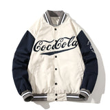 Varsity Jacket Embroidered Coat Men'S Winter Colorblock Baseball Uniform