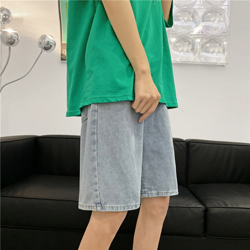 Men Denim Shorts Summer Denim Shorts Male