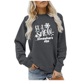 Yes I M Cold Sweatshirts Casual round Neck Sweater Hoodie