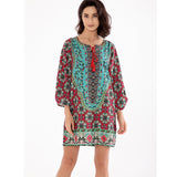 Gypsy Style Dresses Ethnic Print Streamers