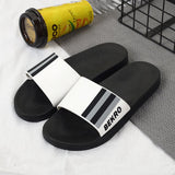 Men Slides Non Slip Shoes Indoor Outdoor Male Summer Statement Slippers