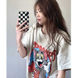 Tom And Jerry T Shirt Loose Cat And Mouse