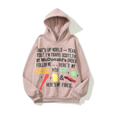 Travis Hoodie Letter Printed Hoodie Men's and Women's Hoodies Coat