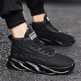 designer Sneaker Shoes Autumn Men's Shoes Breathable High Top Sneakers Fashion Outdoor Running Shoes
