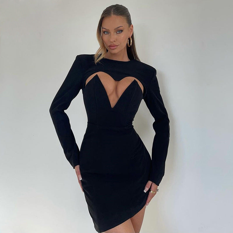 Music Festivals Rave Outfits Dress Winter Women's Clothing Fashion round Neck Dress