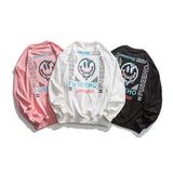 Crew Neck Sweatshirts for Men Menswear Autumn Clothes Printed Crew Neck Sweatshirt Boys Sports Top