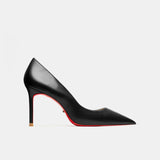 Red Bottom Heels Shallow Mouth Pointed High Heel Stiletto Heel Work Shoes for Catwalk