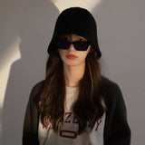 Women Bucket Hat Fisherman Face Cover Sun-Proof