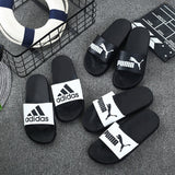Men's Flip Flops Men Slides Comfort Slides Sandal Slippers Men's Indoor Beach Leisure