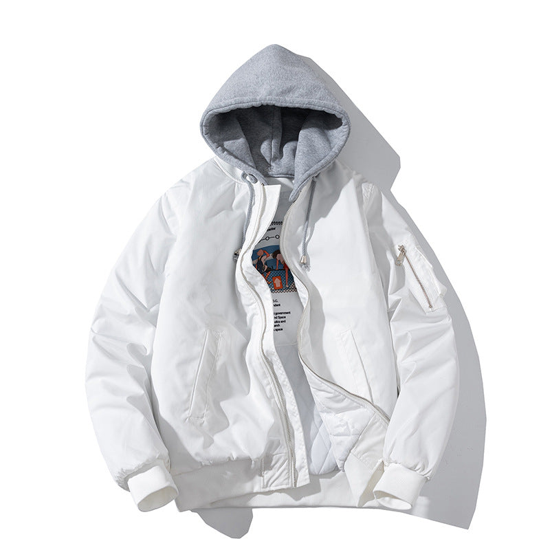 Varsity Jacket Autumn And Winter Pilot Jacket Men'S Cotton Baseball Uniform