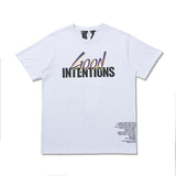 Vlone T Shirt Summer Shortsleeved Men'S And Women'S Tshirt Street Flying Half Sleeve Pigeon Printing Shirt Vlone