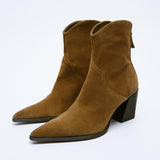 Western Shoes High-Top Low-Top Yellow Autumn and Winter Leisure Fashion Boots
