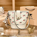 Strawberry Bags Female Strawberry Printed Shoulder Bag