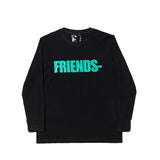 Vlone Sweatshirt Large V Long Sleeve T-Shirt Men And Women Hip Hop