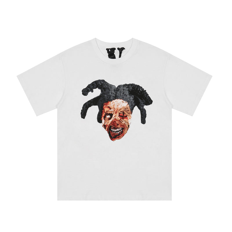 Vlone T Shirt Printed T-Shirt High Street Men And Women Loose Couple Short Sleeve T-Shirt