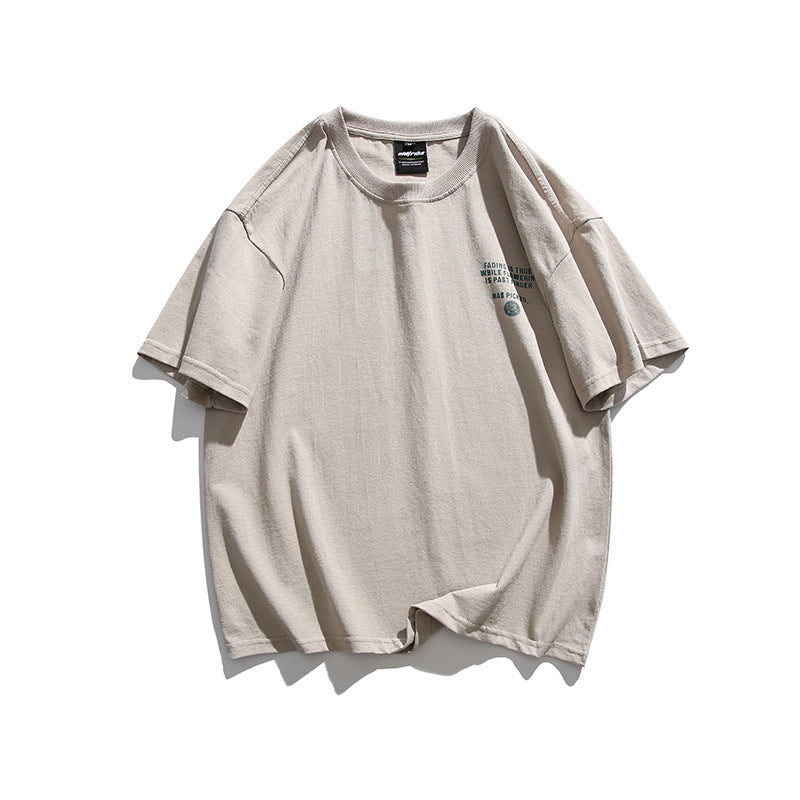 Men T Shitrs Mysterious Totem Printed Round Neck