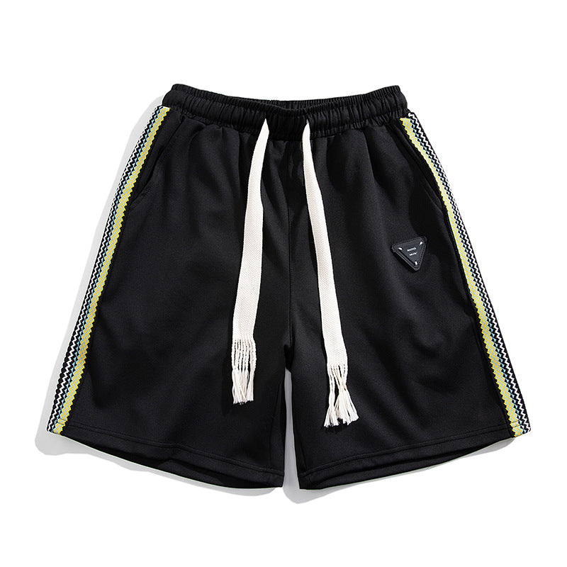 Men White Shorts Summer Exercise Shorts Men's Casual