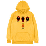 Squid Game Costume One Two Three Wooden Man Hooded Sweater