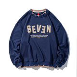 Crew Neck Sweatshirts Men's Autumn Long-Sleeved Sweater Men's Hip Hop Loose