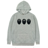 Squid Game Costume Pattern Print Hooded Couple Sweater
