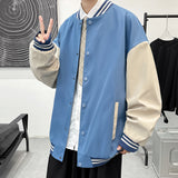 Men's Jackets Autumn Men's Baseball Uniform plus Size Men's Jacket