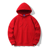 Men Hoodie Solid Color Hoodie Casual Loose plus Size