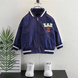 Toddler Boys Jackets Boys' Jacket Spring and Autumn Baseball Uniform