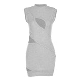 Music Festivals Rave Outfits Dress Summer Women's Fashion round Neck Sexy Dress