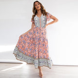 Nine Britton Dress Printed Floral V-neck Sexy
