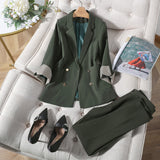Interview Suit Women's Coat Women's Spring and Autumn Loose Fashion Suit