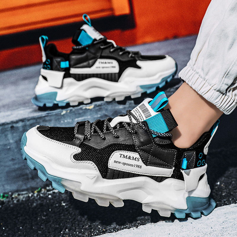 Men's Sneaks & Athletic Jogging Shoes Men's Trendy Sports Running Shoes Increased Breathable Mesh Casual Shoes