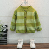 Toddler Boys Sweater Boys' Knitted Sweater Coat Spring and Autumn